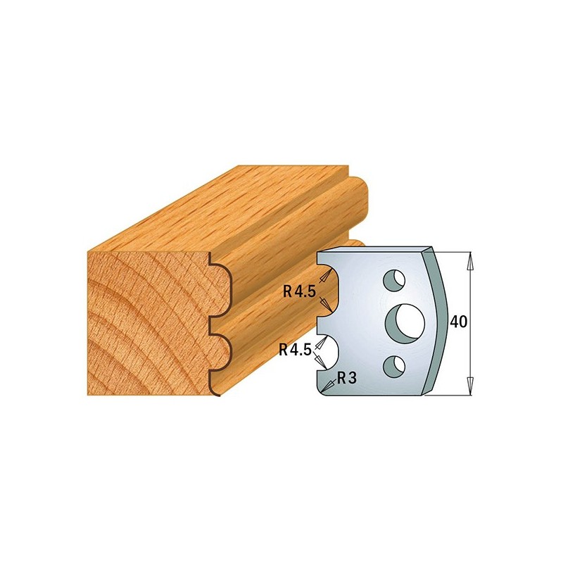 Coltelli sagomati 690.007 Limitatori 691.007